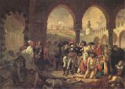 Baron Antoine-Jean Gros Bonaparte Visiting the Plague-Stricken at Jaffa on 11 March (mk05) oil painting on canvas